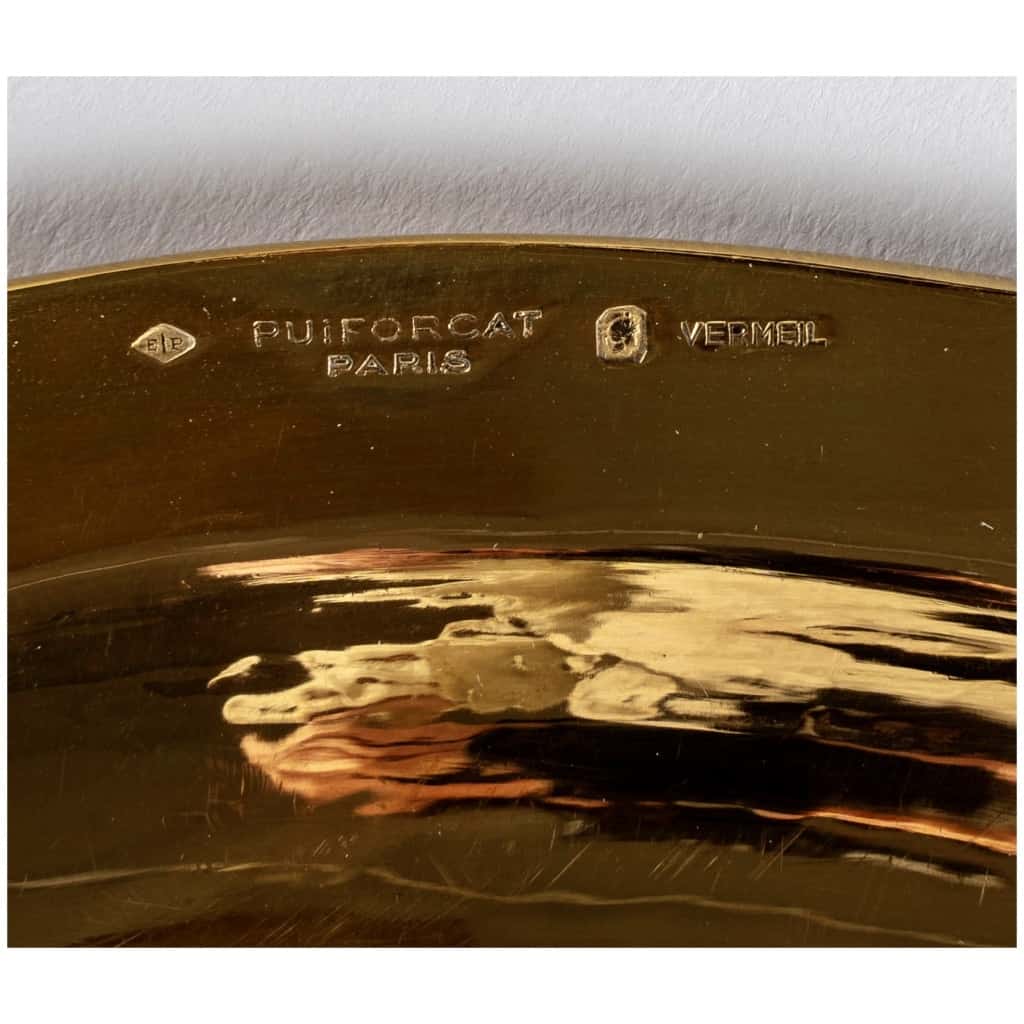 Puiforcat - Suite Of Elysée Vermeil Sterling Silver Serving Dishes - 7 Pieces 7