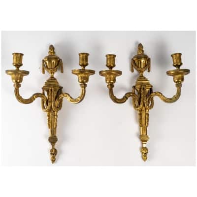 Pair of Louis period sconces XVI (1774 - 1793).