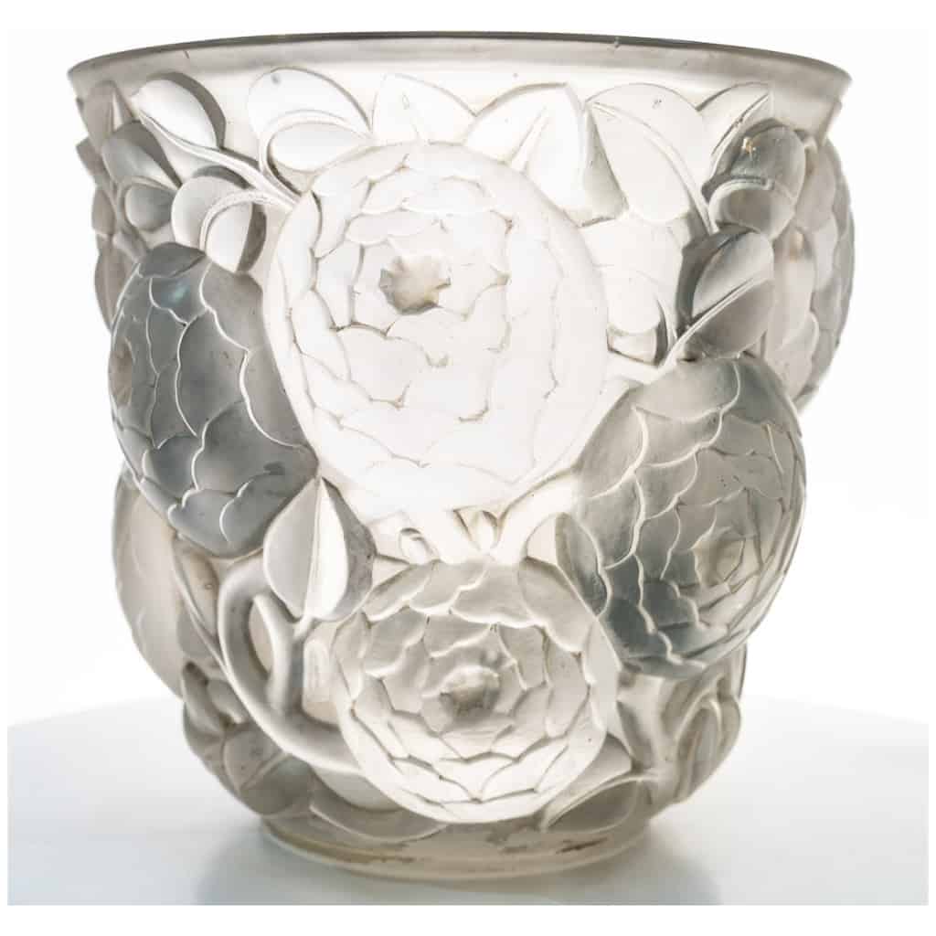 René LALIQUE (1860-1945) : Vase « Oran » dit aussi « Gros Dalhias » 4