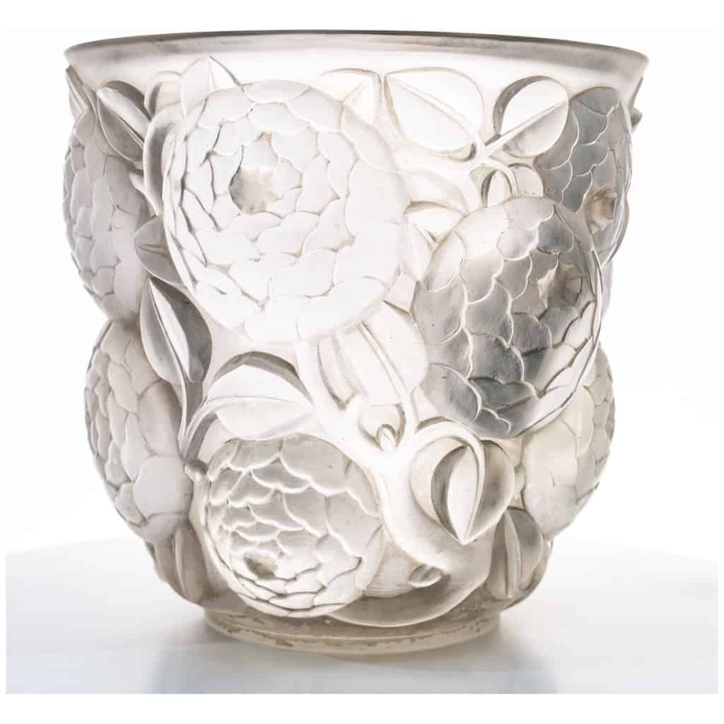 René LALIQUE (1860-1945) : Vase « Oran » dit aussi « Gros Dalhias » 5