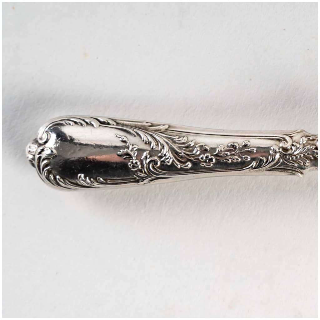 12 Silver Chop Handles, 1880 5