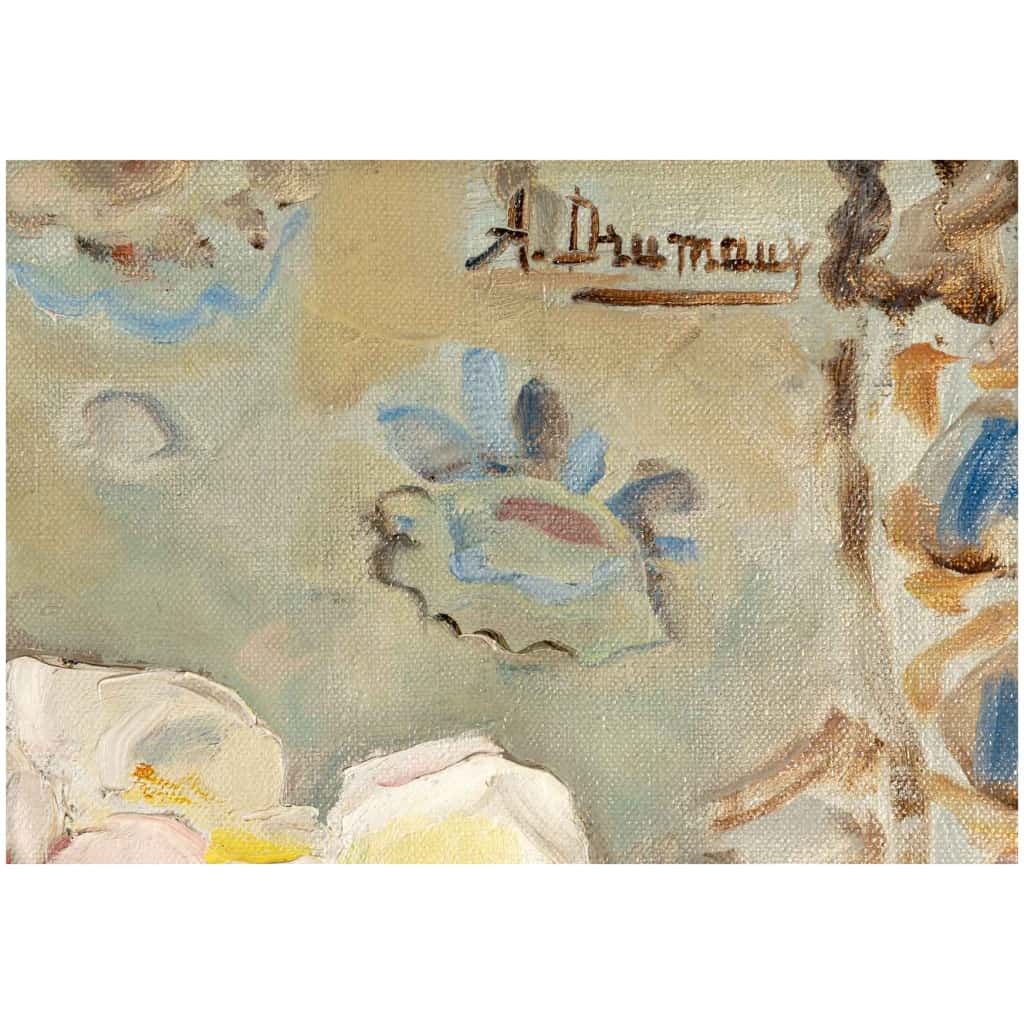 Angelina DRUMAUX (1881-1959). Bouquet de Roses. 9