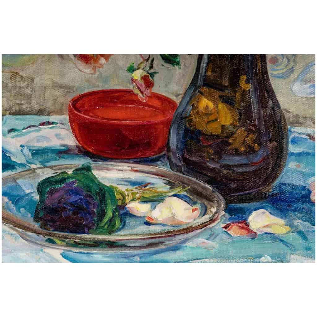 Angelina DRUMAUX (1881-1959). Bouquet de Roses. 6