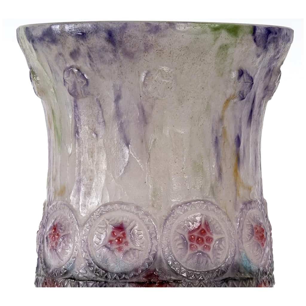 1922 Gabriel Argy-rousseau – Vase Tragi Comique Glass Paste 4