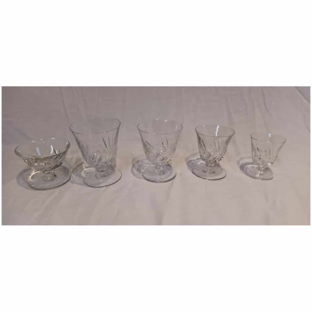 Champagne GLASSES AND CUPS signed Baccarat model Beauchêne 3