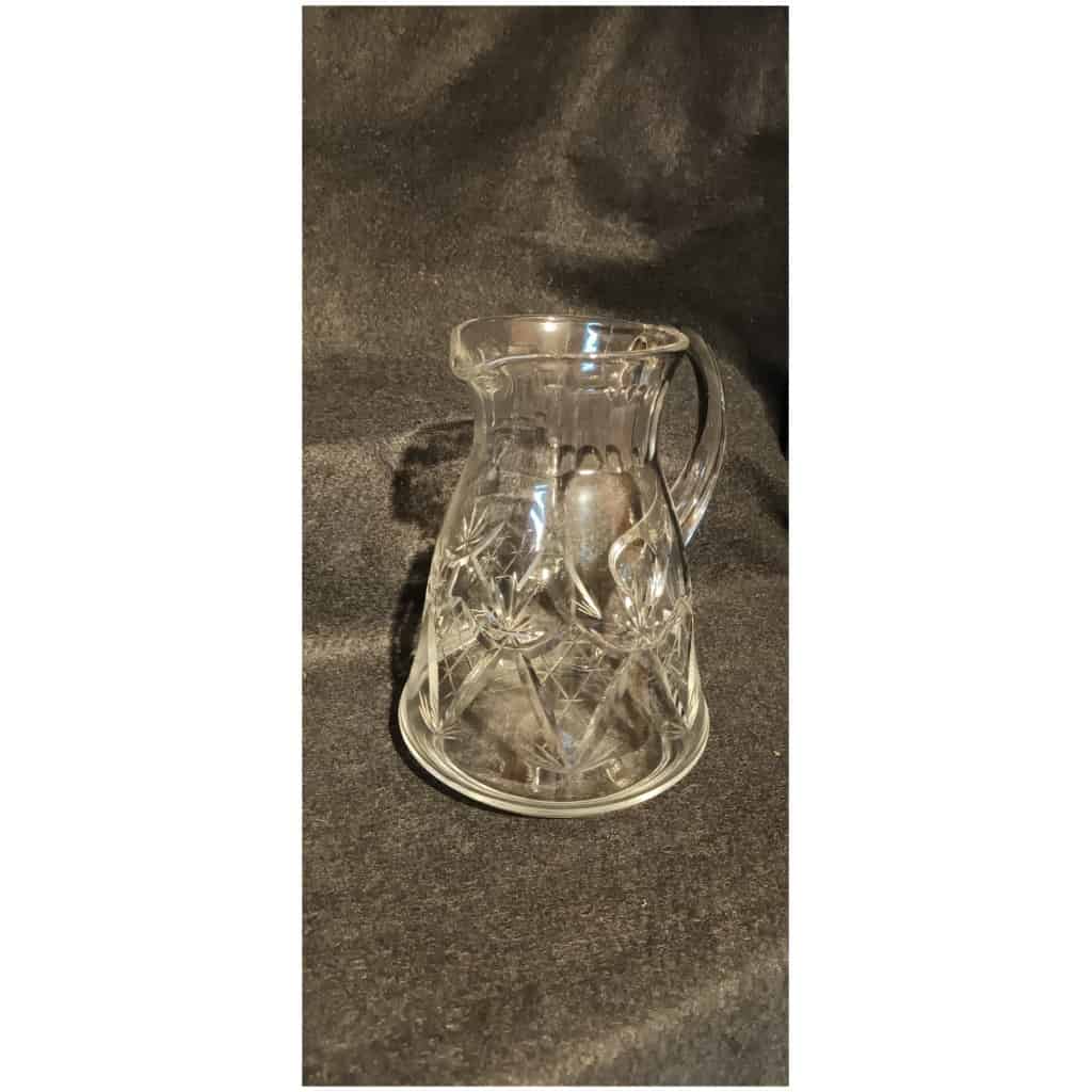 service de 48 verres et broc à eau et carafe en cristal de Lorraine ( prix pour 50 pièces) 7