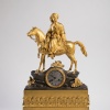 Mameluck pendulum in bronze and regulates with double patina, XIXand 16