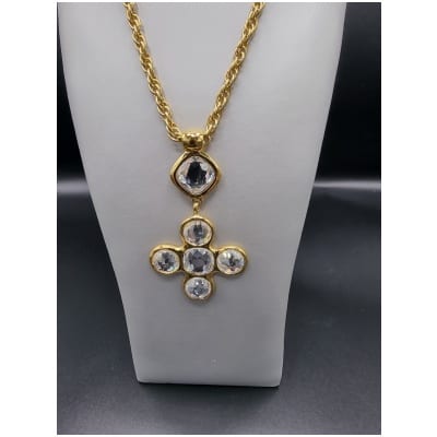 collier Yves Saint Laurent necklace VENDU SOLD 3