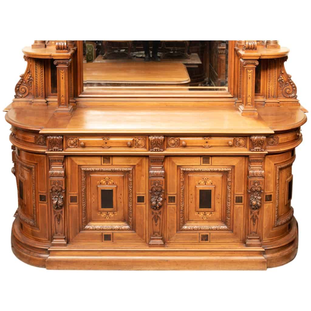 Attribué à Henri Auguste Fourdinois (1830 -1907), spectaculaire meuble credence, XIXe 5
