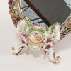 In the style of Meissen, large porcelain table mirror, XIXand 16