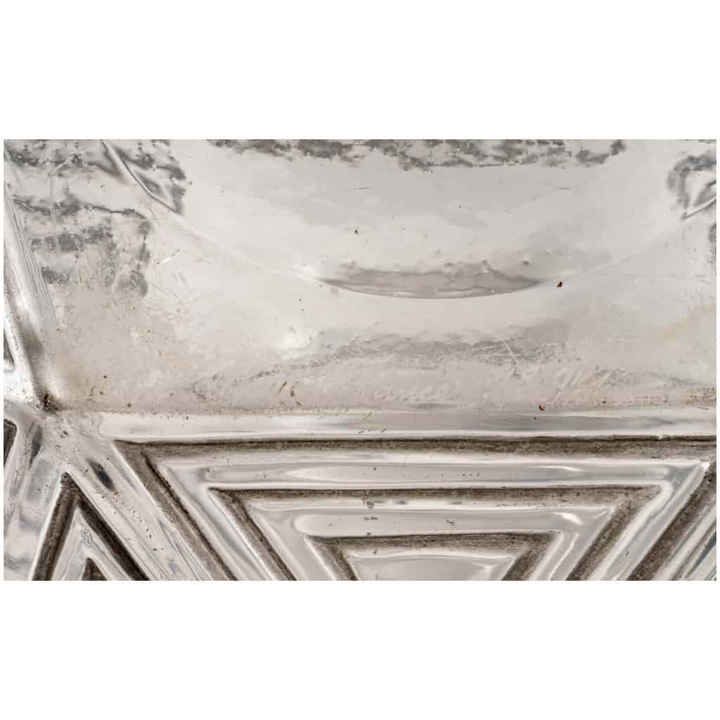1925 René Lalique – Vase Nanking Verre Blanc Patiné Gris 8