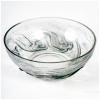 1921 René Lalique – Coupe Ondines Verre Blanc Patiné Bleu 11