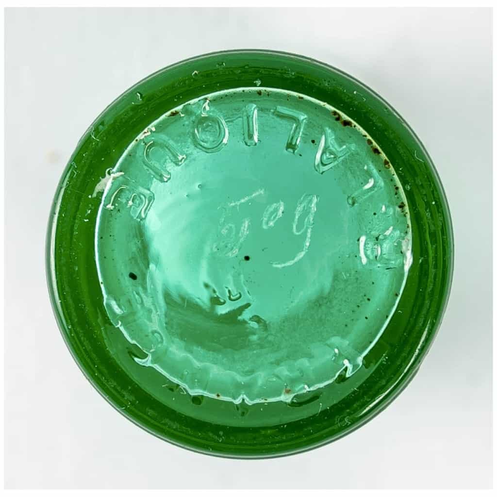 1929 René Lalique – Paire De Flacons Sans Adieu Verre Vert Emeraude Pour Worth 8