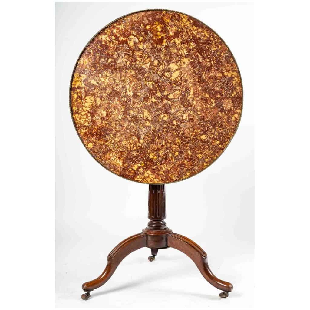 Louis pedestal table XVI. XVIIIth Century. 7