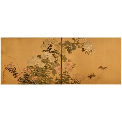 Paravent Japonais à 2 Panneaux