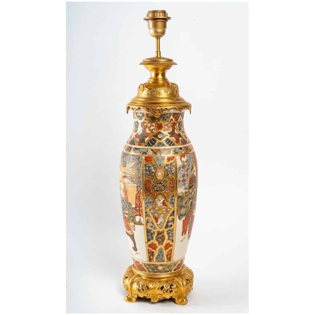 Paire De Lampes Satsuma. XIXème Siècle. 7