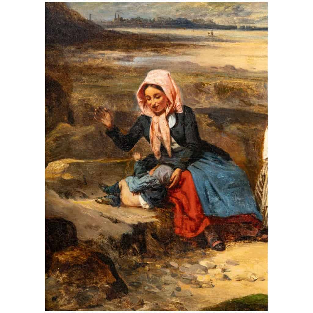 Louis Léon Nicolas Verreaux (1830-1878). Retour De Pêche. 11