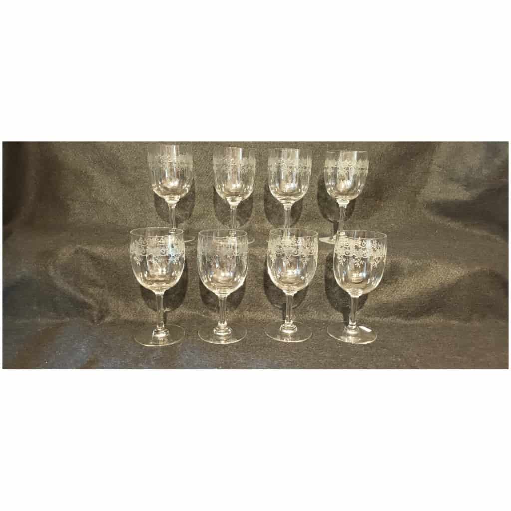 Verres à eau et à vin Baccarat modèle Sévigné 4