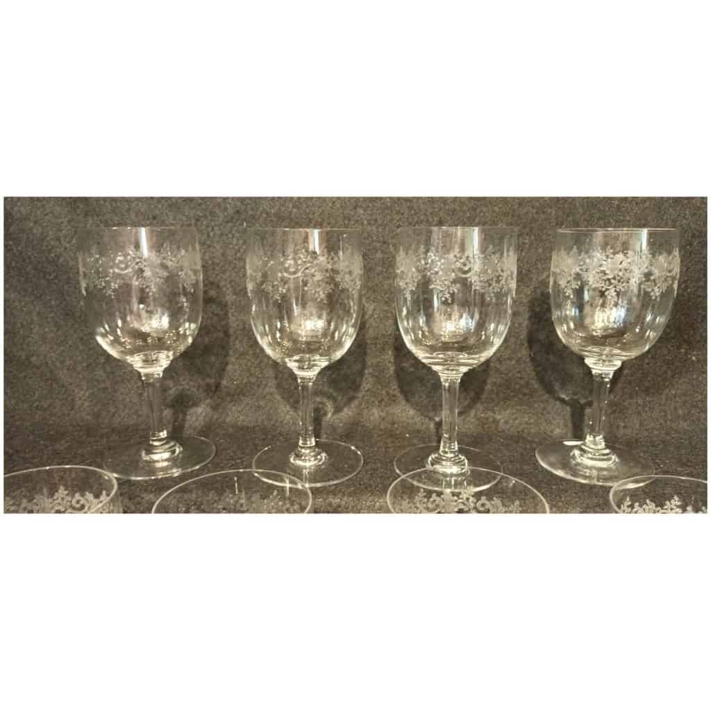 Verres à eau et à vin Baccarat modèle Sévigné 5