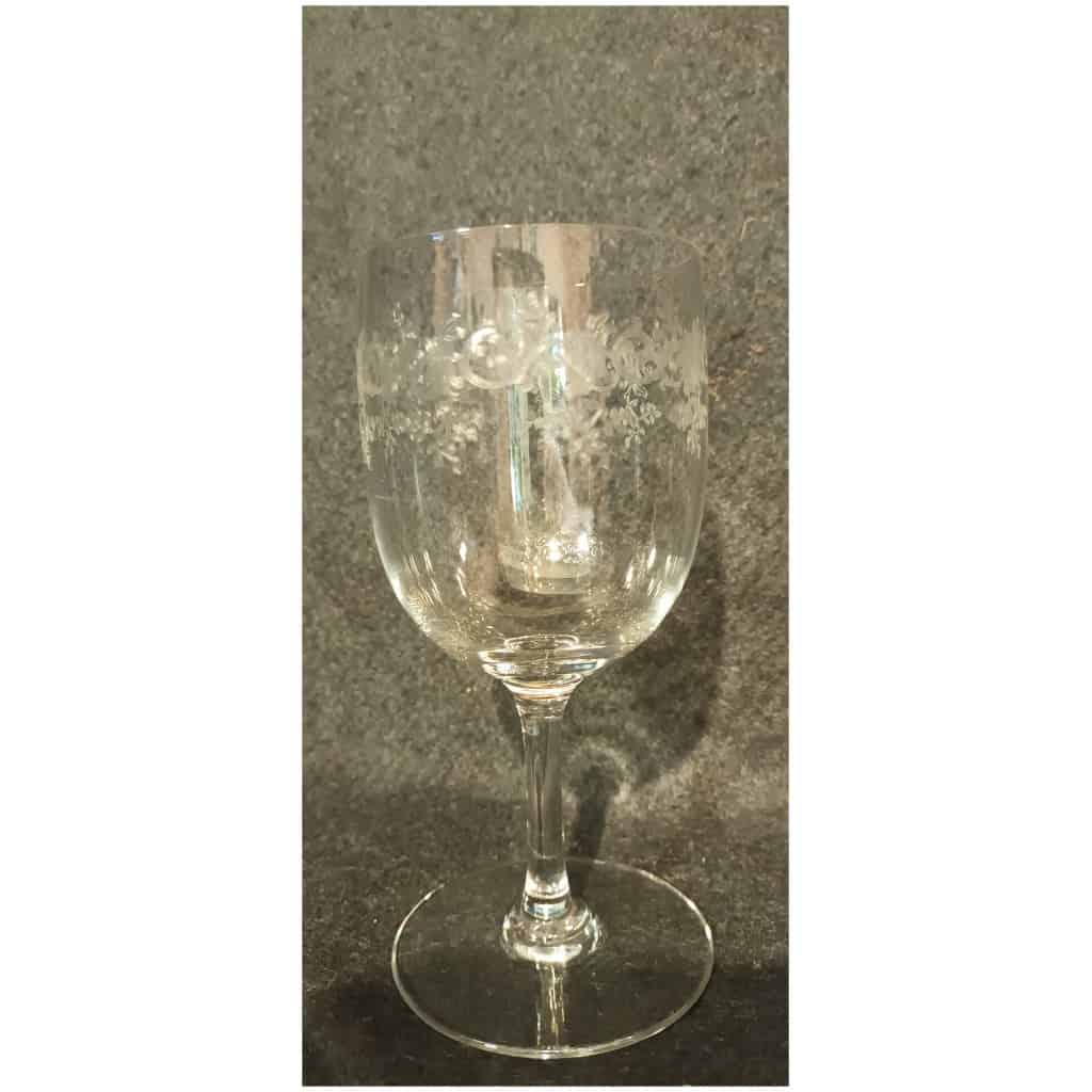 Verres à eau et à vin Baccarat modèle Sévigné 3