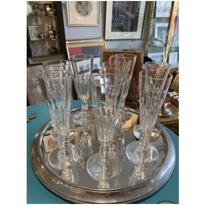 Baccarat champagne flutes