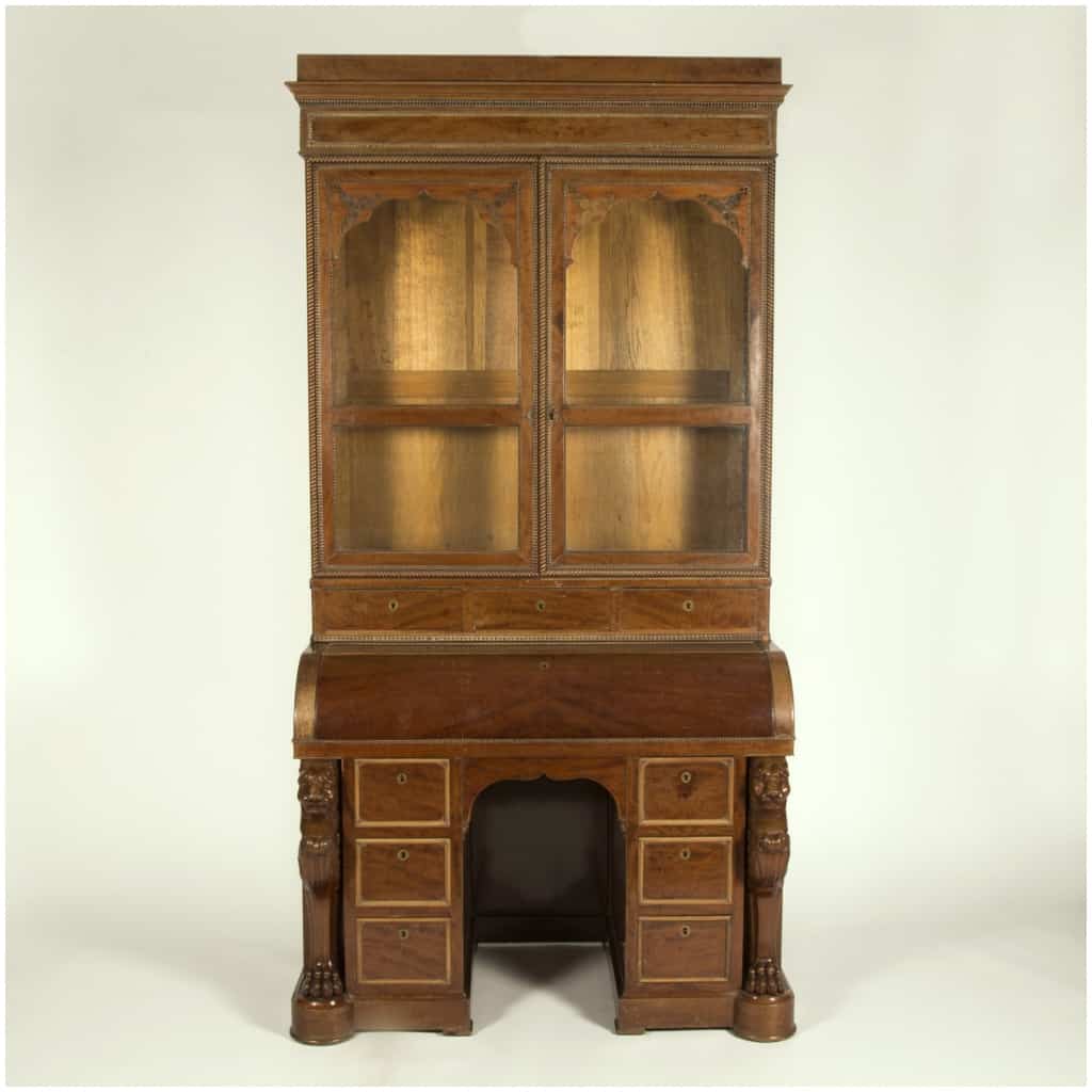 Desk in the style of Jacob-Desmalter in mahogany, XIXe 3