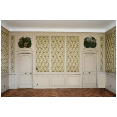 Boiserie de charme aux scènes galantes, XVIIIe