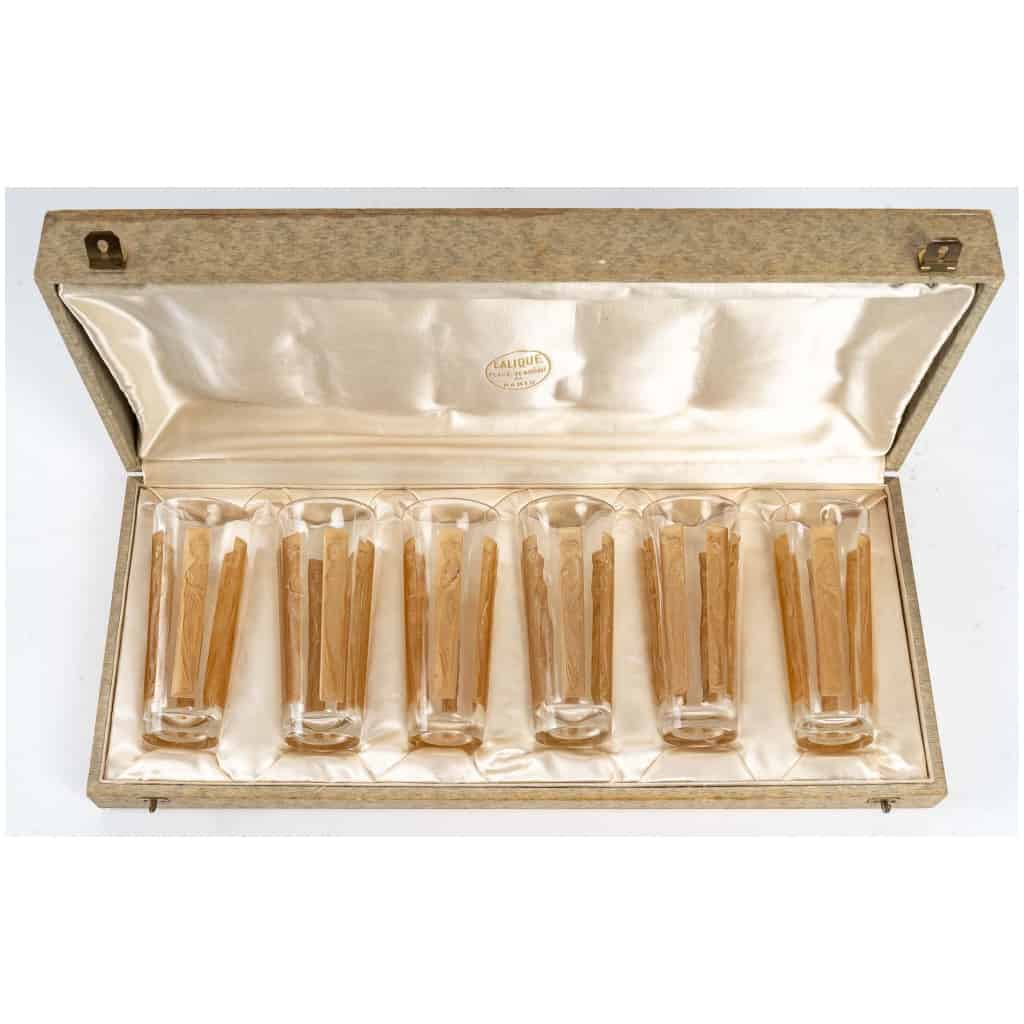 R. Lalique – Série de 6 verres » Six figurines » 8