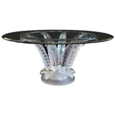 Lalique crystal "CACTUS" table