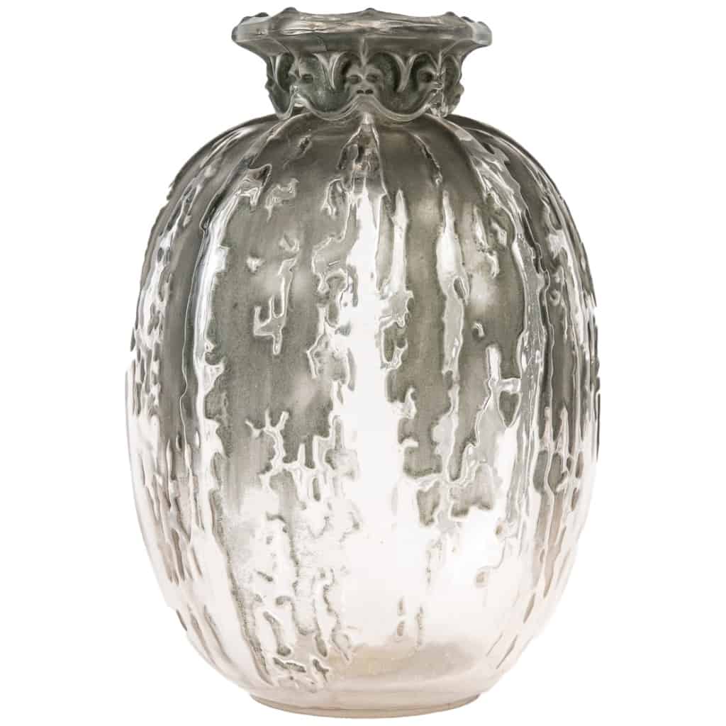 René LALIQUE (1860-1945) : Vase « Fontaines » couvert (1912) 3