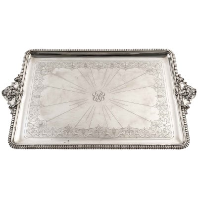 “Cardeilhac”: Sterling Silver Tray 5KG