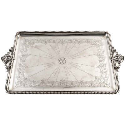 « Cardeilhac » : Plateau Argent Massif 5KG