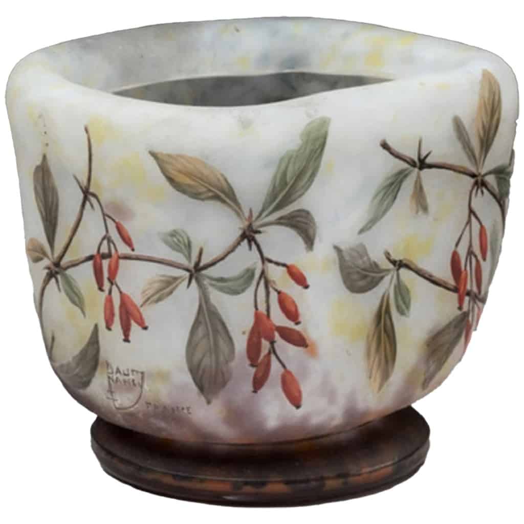 Daum: Vase with square section 1905 3