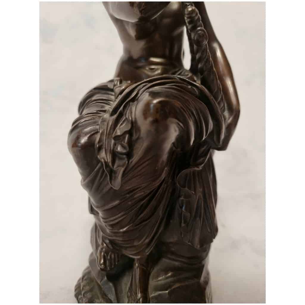 Apollo by Auguste Clésinger – Patinated Bronze – Rome – 1857 11