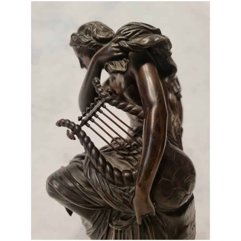 Apollon par Auguste Clésinger – Bronze Patiné – Rome – 1857 12