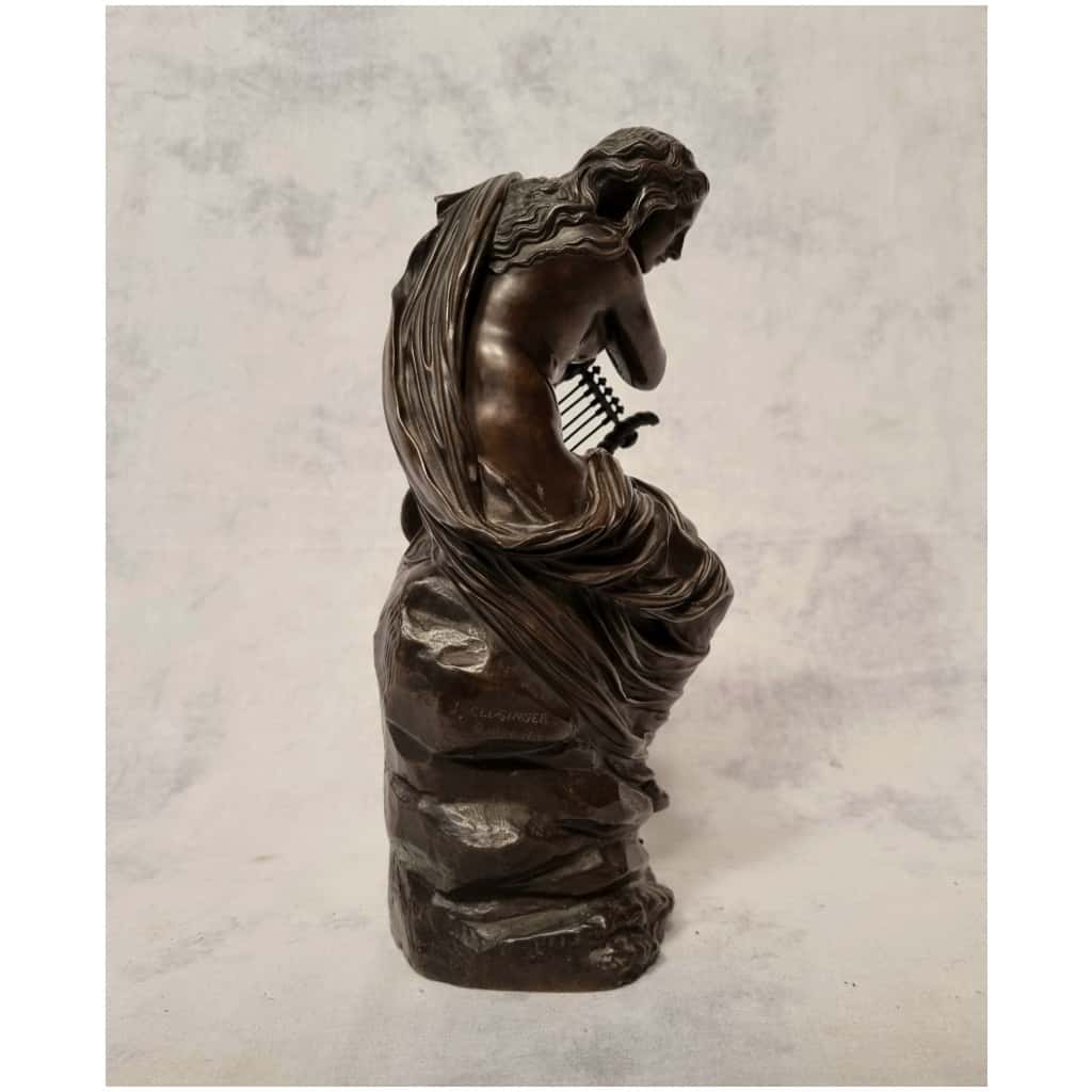 Apollon par Auguste Clésinger – Bronze Patiné – Rome – 1857 7