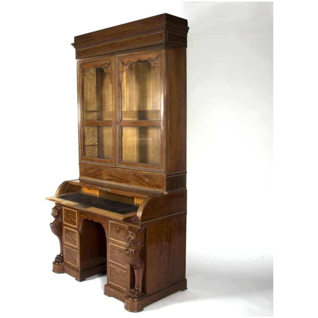 Desk in the style of Jacob-Desmalter in mahogany, XIXe 5