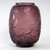 René Lalique : Vase « Monnaie du Pape » teinté Améthyste -1914 10
