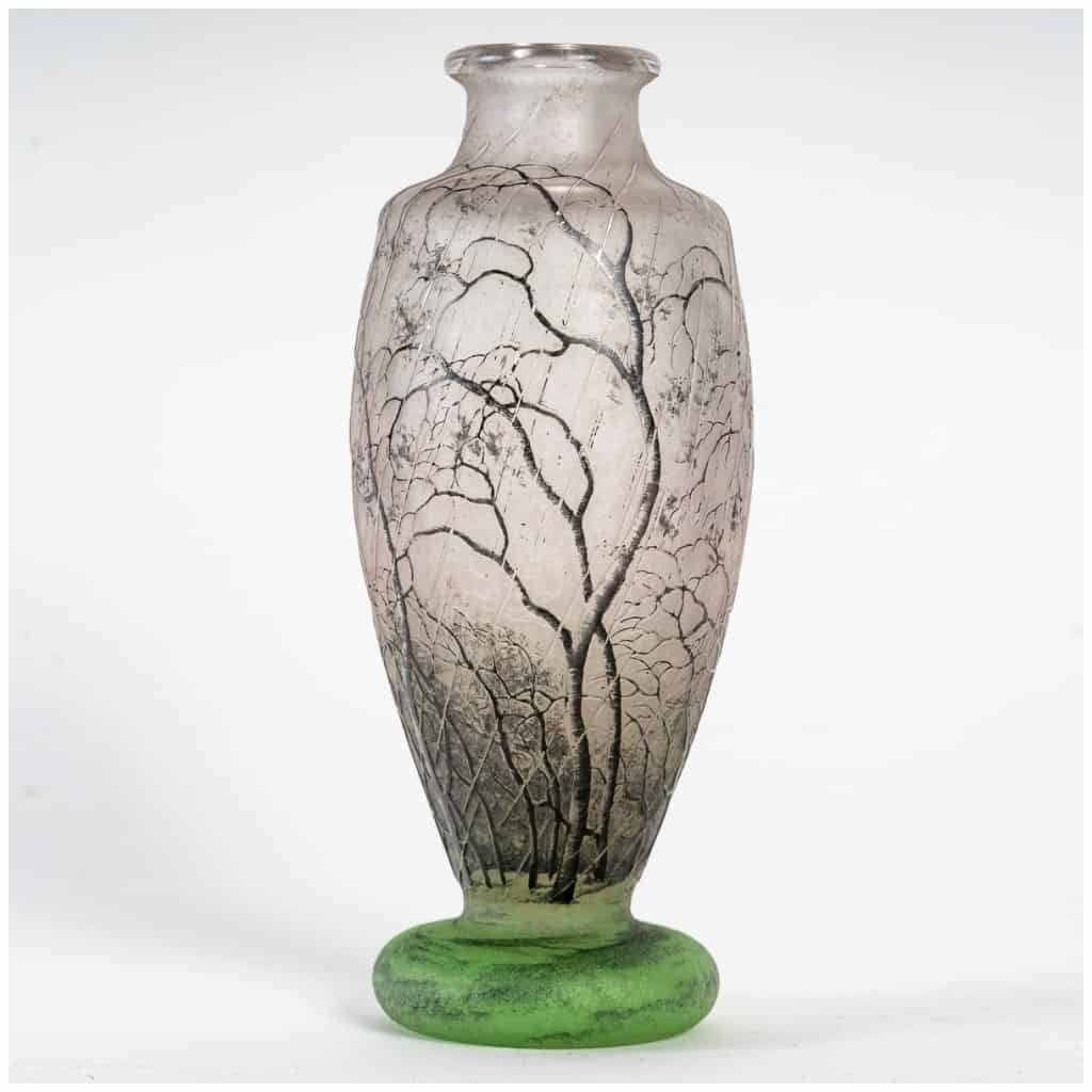 Daum : Vase « pluie » 4
