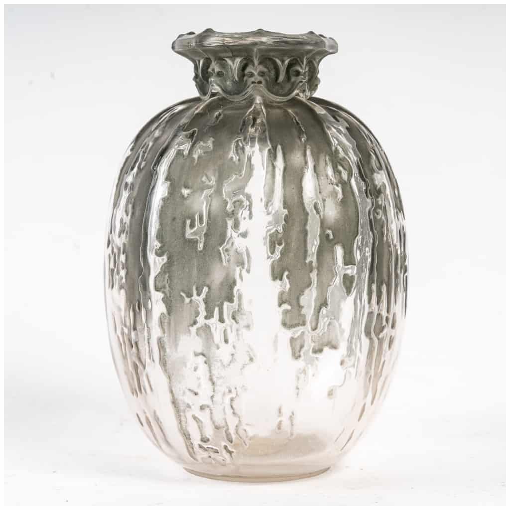 René LALIQUE (1860-1945) : Vase « Fontaines » couvert (1912) 4