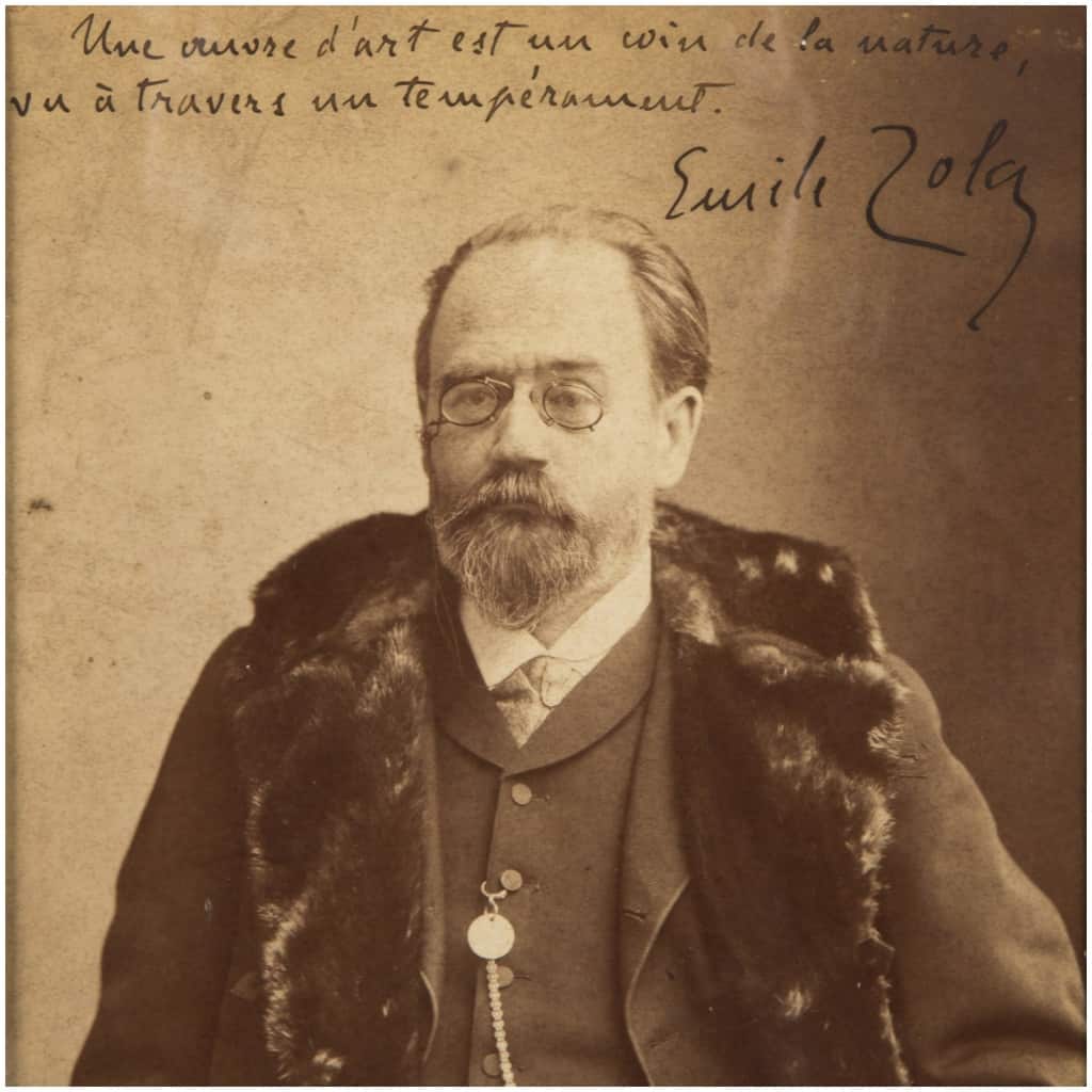 Nadar (1820-1910), Portrait of Emile Zola, XIXe 6