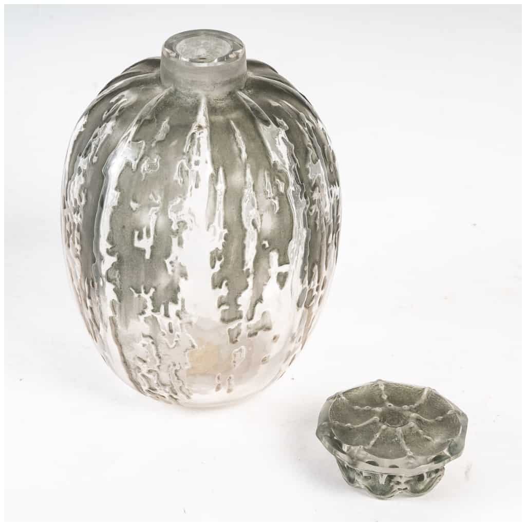 René LALIQUE (1860-1945) : Vase « Fontaines » couvert (1912) 5