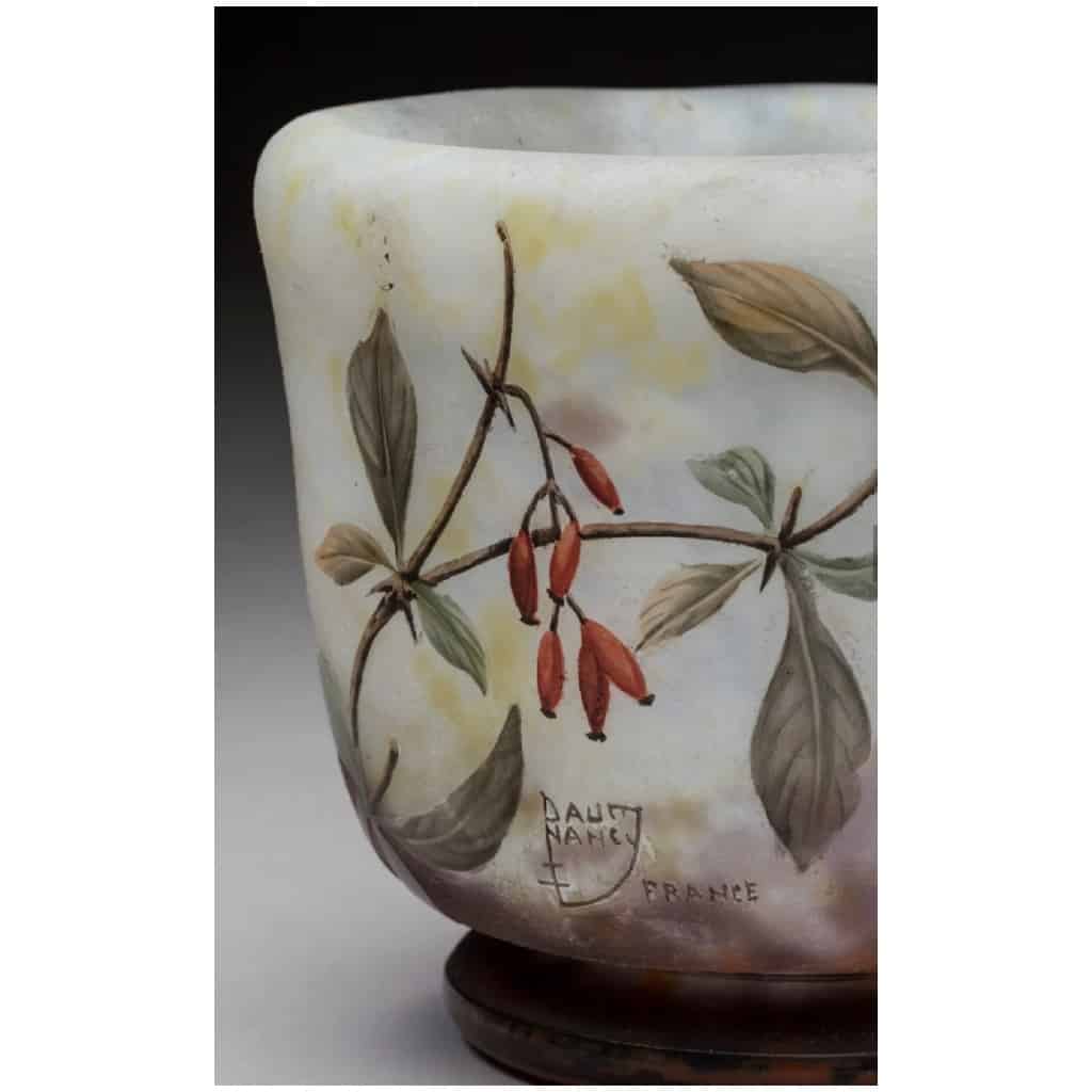 Daum: Vase with square section 1905 6