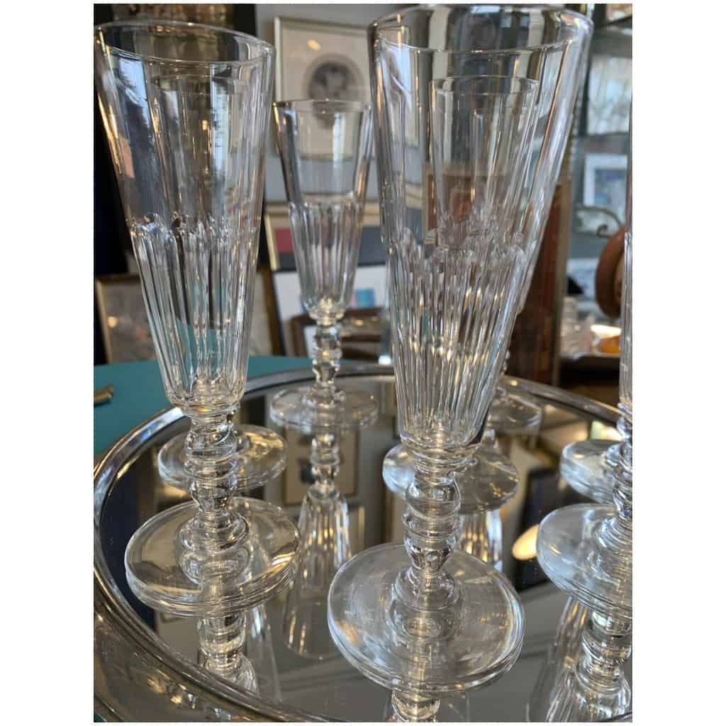 Baccarat champagne flutes 5