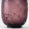 René Lalique : Vase « Monnaie du Pape » teinté Améthyste -1914 14
