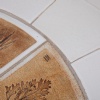 Roger Capron (1922-2006) et Vallauris, table basse en carreaux de faience à décor de feuilles, XXe 20