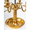 Grande lampe bouillotte en bronze doré de style Louis XVI. 10