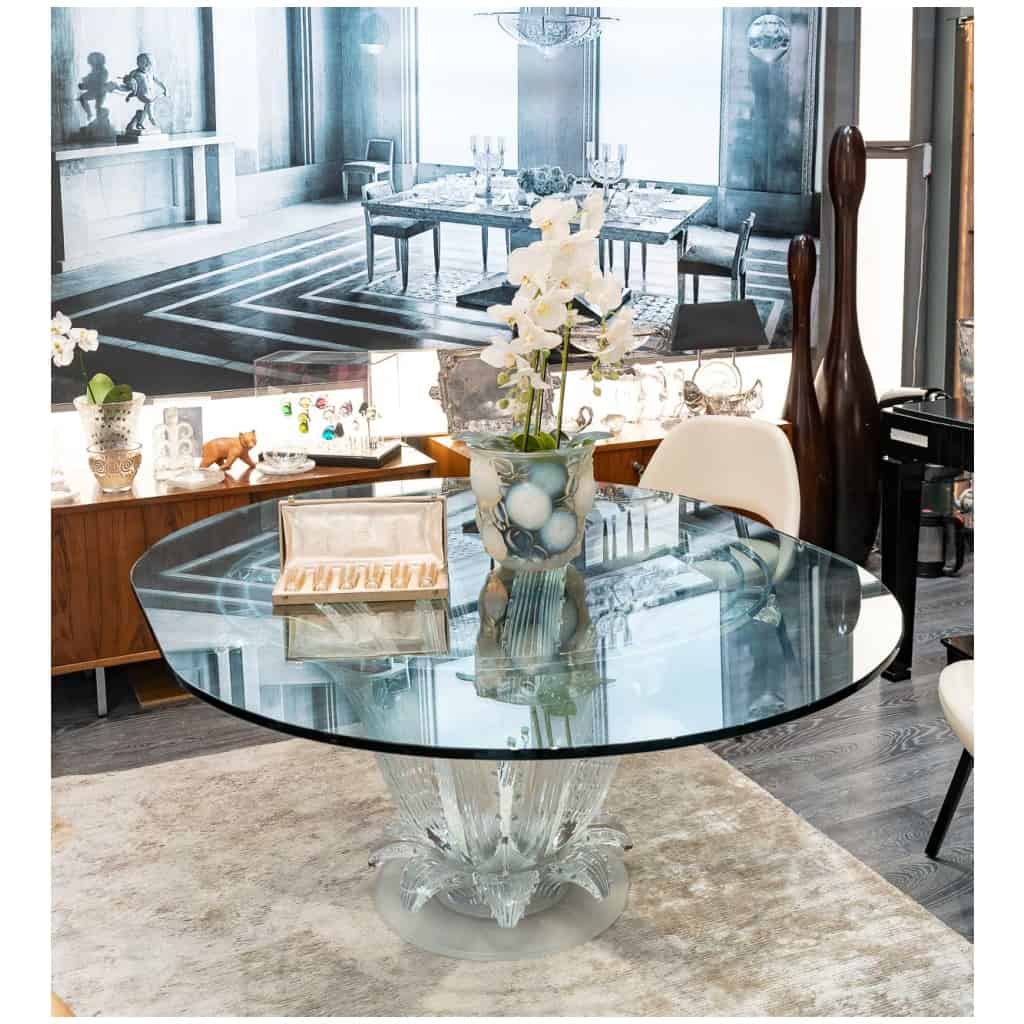 Cristal Lalique Table « CACTUS » 10