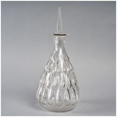1922 René Lalique – Decanter Water Drops White Glass
