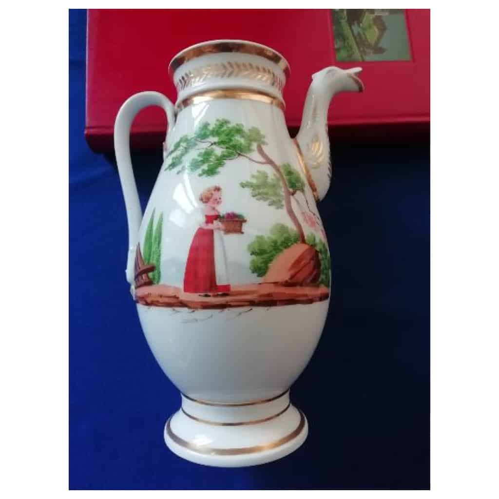 cafetière porcelaine en  » Vieux Paris » jeux d’enfants 4